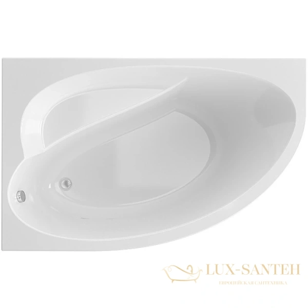 акриловая ванна timo iva iva1610l 160x99,5 см, белый