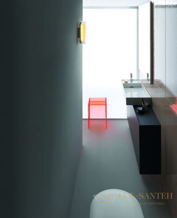 раковина laufen kartell by 8.1233.2.757.112.1 накладная 75 см, белый матовый 