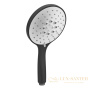 ручной душ 130 мм gessi emporio 14376.299, black xl