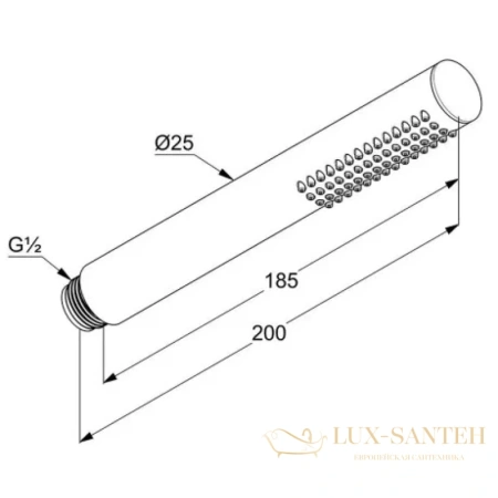 комплект для душа kludi bozz 38736n076 7 в 1 верхний душ 250 мм, золото матовое