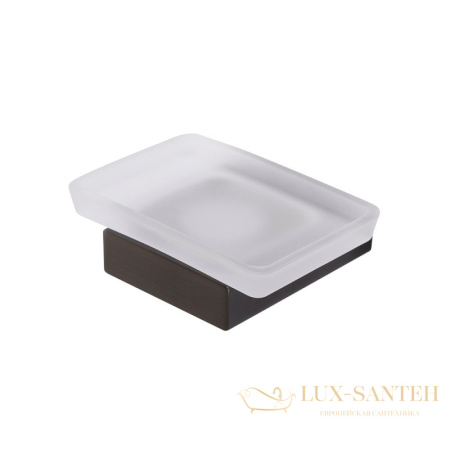 мыльница подвесная cezares slider-sods-gm, оружейная сталь брашированная