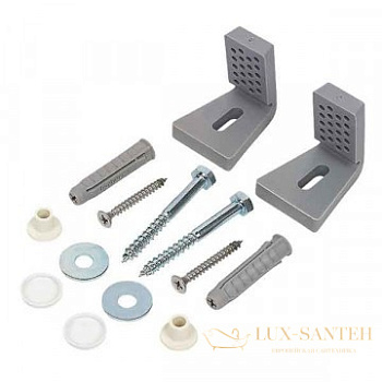 комплект креплений  flaminia 9003, для напольных унитаза и биде, уголок