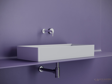 раковина накладная ceramica nova element cn6072, 801*361*130 мм, белый