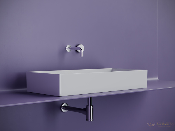 раковина накладная ceramica nova element cn6072, 801*361*130 мм, белый