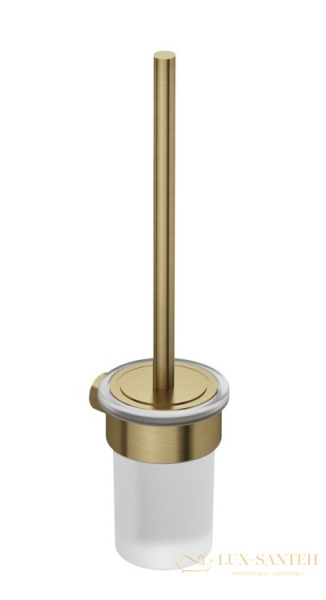 ершик для унитаза подвесной kludi vela r, 58974n0, золото брашированное