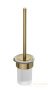 ершик для унитаза подвесной kludi vela r, 58974n0, золото брашированное