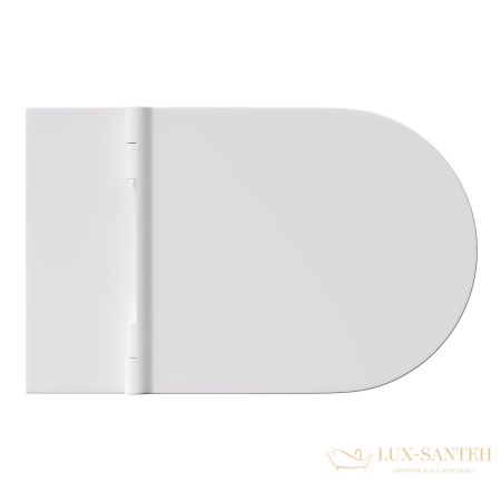 унитаз подвесной alice unica, 550*350, 32240109, безободковый,белый матовый (без сиденья)