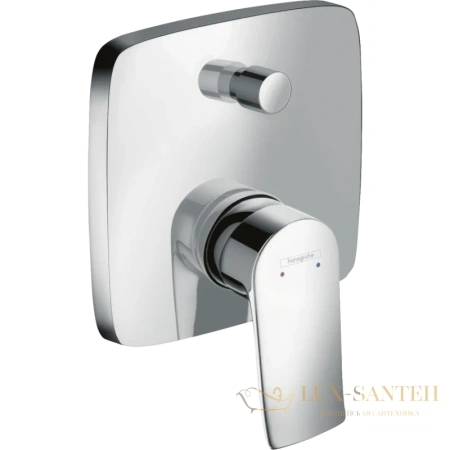 смеситель для ванны hansgrohe metris 31451000, хром