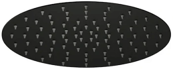 верхний душ nobili, ad139/121bm 25 см velvet black  матовый, цвет черный