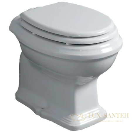 чаша напольного унитаза simas arcade ar801bi с вертикальным выпуском, белый