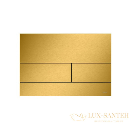 металлическая панель смыва tece tecesquare ll 9240838, pvd сатин, позолоченный