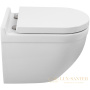 подвесной унитаз belbagno senso-tor bb017ch-tor/bb865sc с сиденьем микролифт, белый