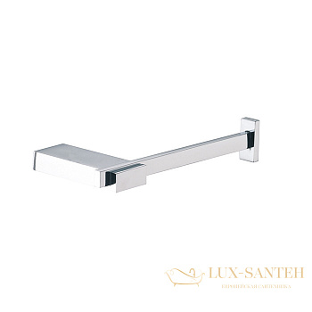 держатель для туалетной бумаги fima carlo frattini quadra, f6025/1cr, хром
