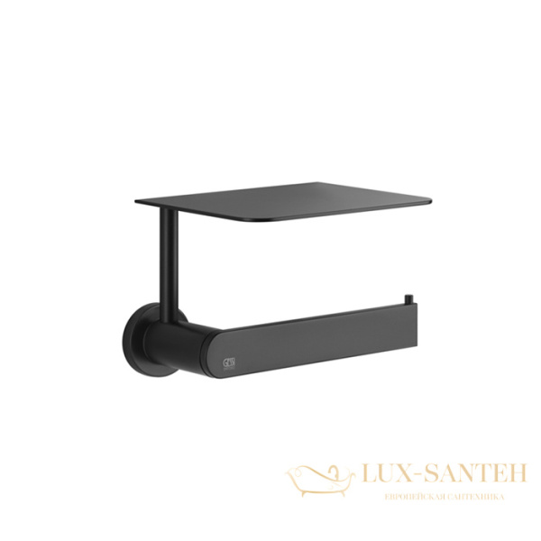 держатель туалетной бумаги с полкой gessi emporio 38855.299, black xl