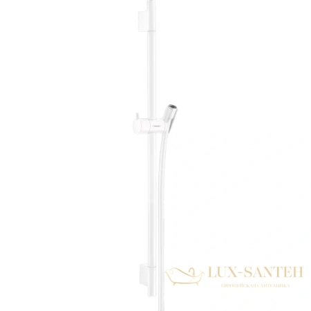 штанга для душа hansgrohe unica s puro 28632700 со шлангом, белый матовый