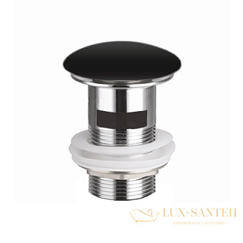 донный клапан ceramica nova cn2000mbx, черный матовый