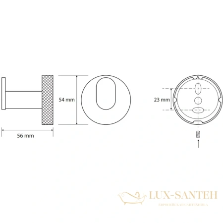 крючок bemeta stella 166106062 для ванны, хром