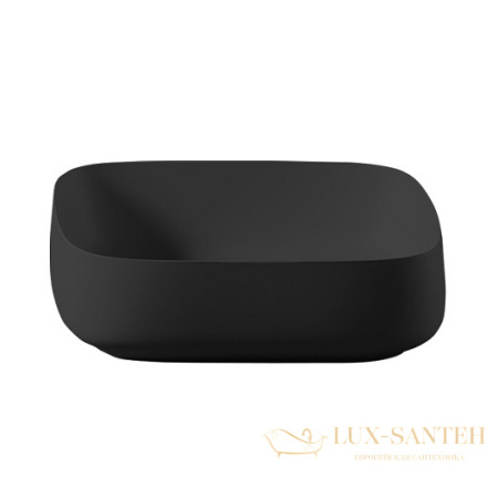 раковина накладная artceram cognac quadro 55 col008 03 00 550х350 мм, черный