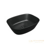 раковина накладная charus stefania 700-026b, 500*380*140 мм, черный матовый