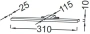 светодиодный светильник jacob delafon struktura eb1224-nf