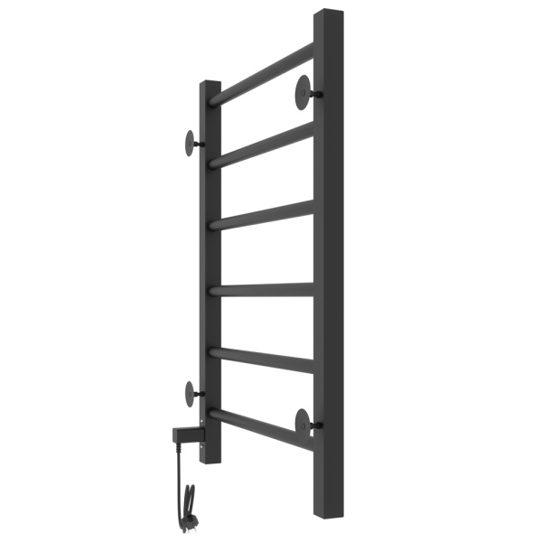 полотенцесушитель с/т laris феличия чкч п6 400/600 правый тэн черный 73207611