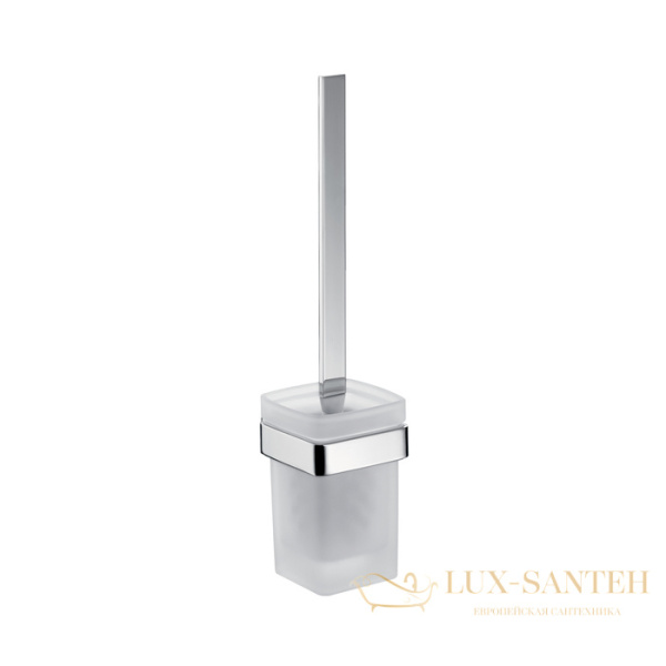 ершик emco loft, 0515 016 00, подвесной, щетка белая,сатинированное стекло, цвет emco-steel