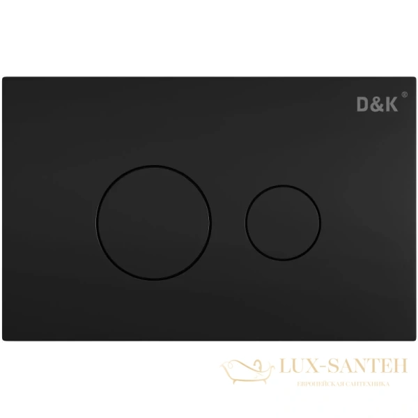 клавиша смыва d&k venice db1029025 для инсталляции, черный матовый