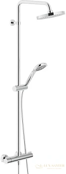 душевая система nobili abc 200, ab87030/30cr, цвет хром
