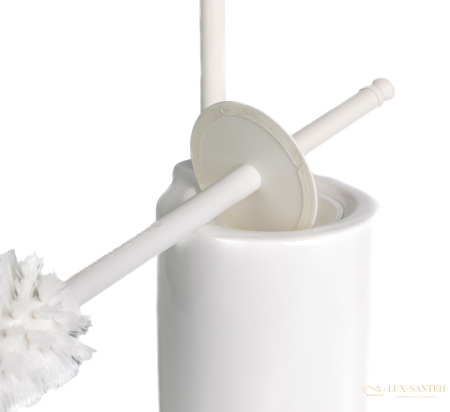 стойка h62 см: бумагодержатель/белый керамический ёрш stil haus hashi, 972(24), белый матовый