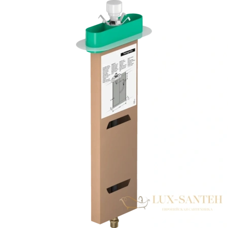 шланговый короб для ванны, скрытая часть для монтажа на край ванны hansgrohe sbox 13560180