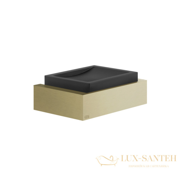 мыльница подвесная черная gessi inverso accessories 20801.727, brass brushed pvd