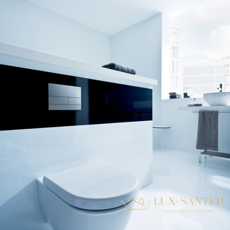 металлическая панель смыва tece tecesquare ll 9240830, сатин с покрытием против отпечатков пальцев