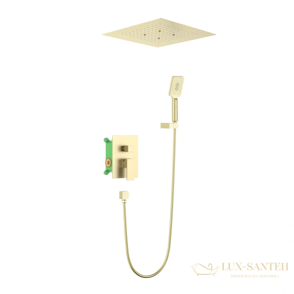 душевая система для душа встраиваемая timo selene sx-2029/17sm, золото матовое  