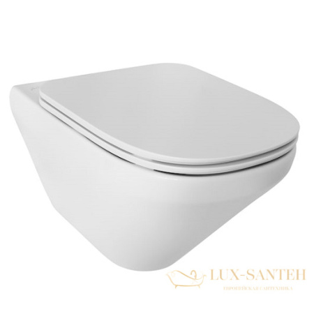 комплект jacob delafon modern life e21775ru-bl, унитаз, инсталляция, сиденье микролифт, панель смыва, черный матовый