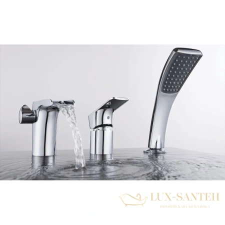 смеситель d&k berlin.freie da1434201 на борт ванны, хром