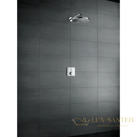 термостат с запорным вентилем hansgrohe showerselect 15762000, хром
