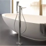 напольный смеситель kludi ambienta 535900575 для ванны, хром