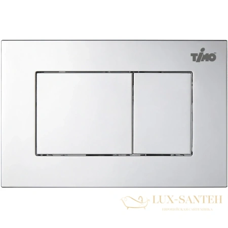 смывная клавиша timo reko fp-004, глянцевый хром