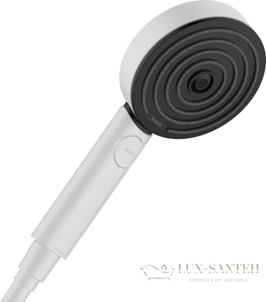 ручной душ hansgrohe pulsify select 105 3jet activation 24100700, белый матовый