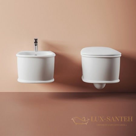 чаша подвесного унитаза artceram atelier rimless atv001 01 00 безободковая, белый