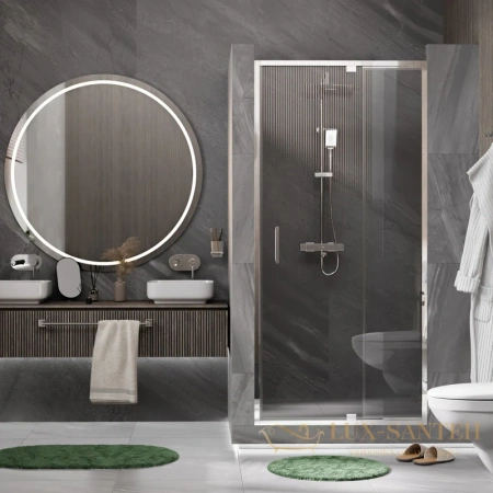 душевая дверь wasserkraft berkel 48p04 85-95 см 