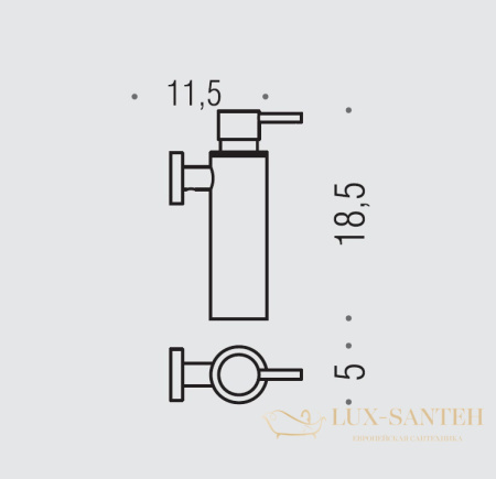 дозатор colombo design plus w4981.om 150 мл, золото шлифованное