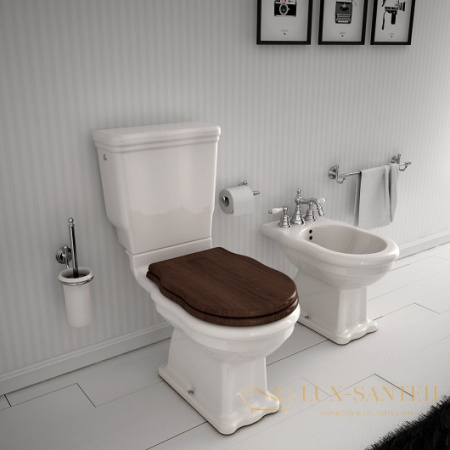 чаша напольного унитаза-моноблока artceram hermitage hev008 01 00 выпуск в пол, белый