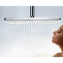 верхний душ hansgrohe rainmaker select 460 24016400 ecosmart, белый - хром