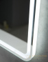 зеркало belbagno marino spc-mar-1000-800-led-tch-snd 100 см с подсветкой с голосовым управлением и подогревом, белый