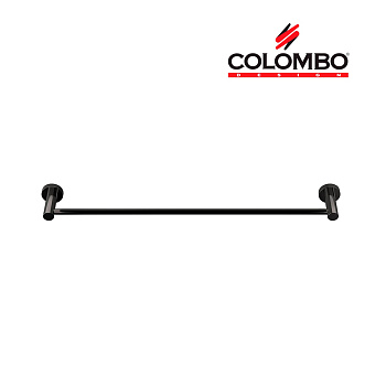 полотенцедержатель colombo design plus w4912.gl 83 см, графит полированный