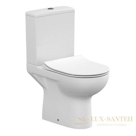 сиденье для унитаза cersanit street fusion dpl eo slim, s-ds-sfu-s-dl-t, цвет белый