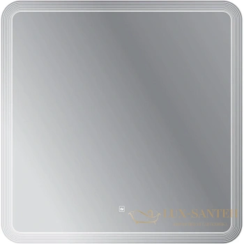 зеркало cezares duet czr-spc-duet-800-800-led-tch 80x80см