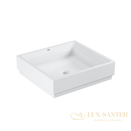 раковина накладная grohe cube ceramic 3948100h 500х470 мм, белый