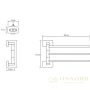 полотенцедержатель тройной поворотный bemeta niki 153104112, хром